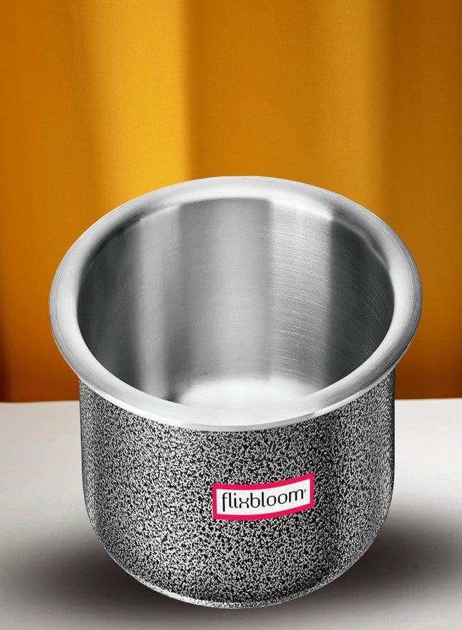 FLIXBLOOM وعاء طهي كبير الحجم من فليكس بلوم، مصنوع من الألومنيوم المؤكسد الصلب، سعة 12 لترًا، بقاعدة حثية/مناسب لغاز البترول المسال، متعدد الاستخدامات (يُستخدم كقدر للطهي والتقديم، بدون غطاء). - Image 1